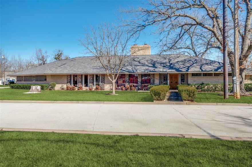 There are homes… and then there are estates that tell a story.

Set on 1.71 lush, park-like acres in the heart of town—surrounded by historic residences—this 5,080 square foot is an architectural treasure. Built in 1962 with intention & permanence, it stands as a testament to craftsmanship, artistry, and pride of ownership.

From the moment you enter, you feel it.

Imported lava rock from Hawaii—personally selected by the original owners—anchors the dramatic fireplace and graces portions of the formal living & dining rooms, creating a warmth and texture. Vaulted ceilings with exposed truss beams stretch across the family & breakfast rooms, while walls of windows, patio doors, & custom built-ins fill the home with light, depth, & character.

The recently renovated chef’s kitchen blends modern luxury with the home’s historic soul—featuring double ovens, pot filler, wine refrigerator, granite surfaces, custom cabinetry, & striking designer lighting. 

Multiple living spaces offer flexibility for gatherings large or small. A hidden office tucked discreetly behind a door adds charm & practicality. Some rooms remain delightfully preserved—allowing the next owner the choice to honor the home’s legacy or layer in their own vision over time.

Outside, the experience becomes even more extraordinary.

An electric-gated drive leads to the three-car garage. Mature trees canopy the grounds. Meticulously maintained landscaping surrounds an exquisite pool framed by architectural stonework. The setting feels like a private retreat.

DaVinci lifetime roof tiles crown the home. The structure itself is remarkably solid & quiet—a true testament to how homes were once built.

This is not a cookie-cutter property or a trend-driven remodel.

It is a residence with presence.

This home offers a rare opportunity to own something truly unique—where history, artistry, & space converge in a way that feels both grand & deeply personal.

You will not find another like it.