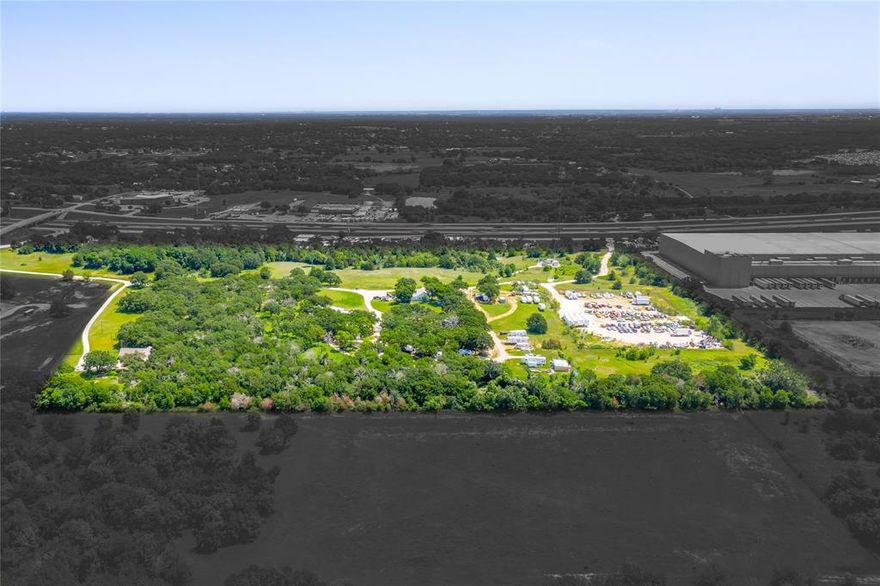 Just shy of 37 acres offering endless possibilities for new or existing business ventures! Capitalize on the growing Burleson Business Park that backs up to the land's South boundary or take advantage of the income producing RV park located on the property. There are three structures scattered across the land, one of which is a gated single-family residence that offers another income opportunity if the new owner had an interest in leasing. Additional structures include one single-family home in need of repairs and a large barn structure that has the potential to be transformed into an event or office space for the onsite RV park or could be utilized for additional storage as needed. This property is currently zoned Agricultural, NOT Commercial. It will be up to the Buyer to convert to Commercial.