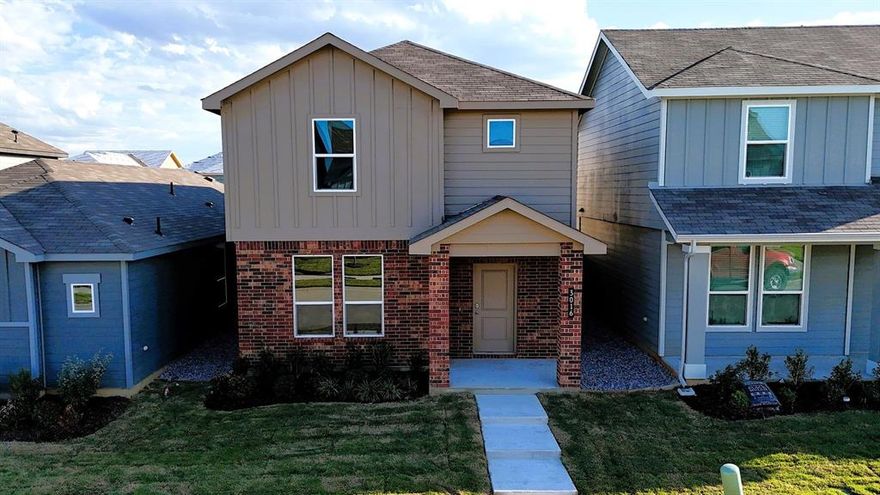 Available for a Quick Move-in! Fabulous new D.R. Horton home in the new community of Orchard Village located in South Fort Worth and Everman ISD! Newly designed Homes to suit the needs of the most discerning Buyers. Spacious Two Story 4 Bedroom Walnut Floorplan-Elevation A. Complete and Move-In Ready! Modern open concept with Bright Dining area, spacious Living and large Chef's Kitchen, Granite Countertops, Stainless Steel Appliances with electric Range and wide Pantry. Upstairs Loft, luxurious main Bedroom with a 5 ft oversized shower and walk-in Closet, secondary bedrooms and laundry. Extended tiled Entry, Hall and Wet areas plus Home is Connected Smart Home Technology. Cultured Marble vanities in full Baths. Covered front porch, Back Patio, 6 ft privacy fenced Backyard, Landscaping Pkg, Full Sprinkler System and more! A perfect blend of comfort and convenience - Tee off at nearby Southern Oaks Golf Course, pursue higher education at TCC South Campus, plus easy access to I-20, I-35, and DFW Int'l Airport.