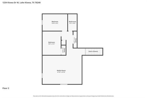 Tiny photo for 1234 Kiowa Drive W, Lake Kiowa, TX 76240 (MLS # 21187630)