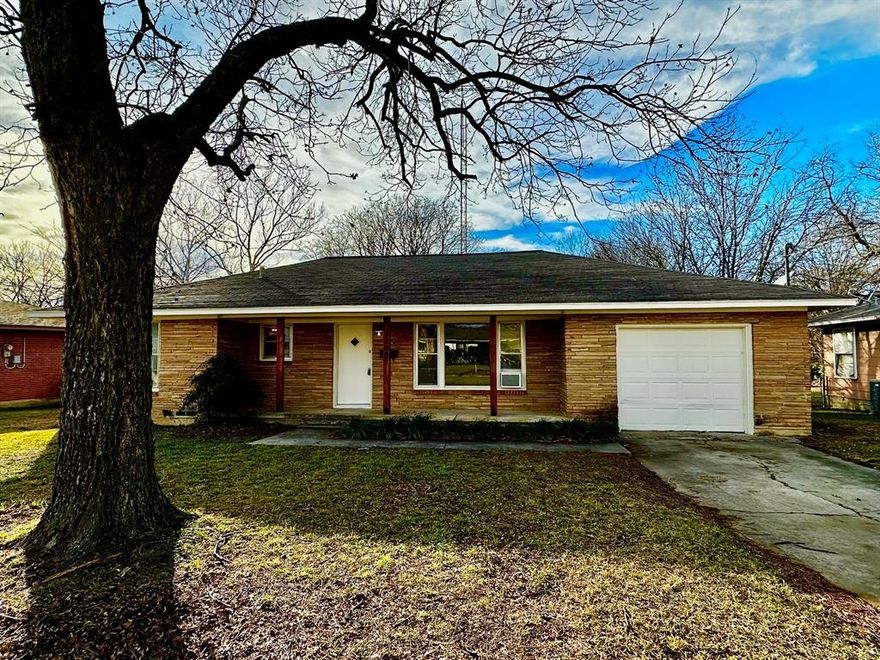 Discounted Opportunity – Updated 2BR Brick Home on a Quiet Street in Gainesville, TX!
 
Great opportunity for first-time buyers or investors! This solid 2-bedroom, 1-bath brick home has already had key updates completed and is ready for your finishing touches. Recent improvements include fresh interior paint, new vinyl plank flooring in main living areas, new carpet in the bedrooms, and new countertops, range, and dishwasher in kitchen.
 
A bonus room at the rear of the home offers flexible use as a third bedroom, home office, or additional living space. The property sits on a quiet street and features an attached garage and a spacious, fenced backyard—perfect for pets, entertaining, or future enhancements.  Conveniently located just minutes from Hwy 35 and Hwy 82, providing easy access to shopping, dining, and everyday amenities.
 
Being sold AS-IS. Priced accordingly to move in as-is or to allow the next owner to complete additional updates and capture instant equity.