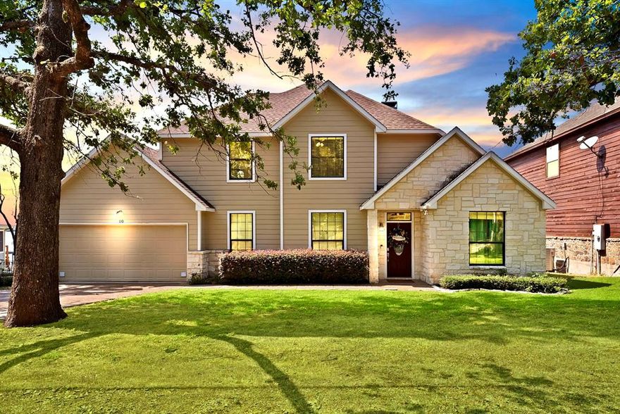 Welcome to 110 Jeffrey Circle a 2,700 sq. ft. open-water gem on Cedar Creek Lake! Sold fully furnished, completely turn-key, with a new brand roof! This property can sleep over 20 guests with features including an open concept living, dining, kitchen with lake views, a luxurious master suite with fireplace, multiple themed guest rooms, and the new Boathouse family room with bunk beds for 8 plus shuffleboard and big screen TV. Outdoors is where this home shines: covered patio dining, a pergola with fans and lighting, large party deck for sunsets, private boat slip with jet ski lifts, and unbeatable fishing right off the back patio. Whether you’re looking for a full-time lakefront home or a furnished getaway this one checks every box!