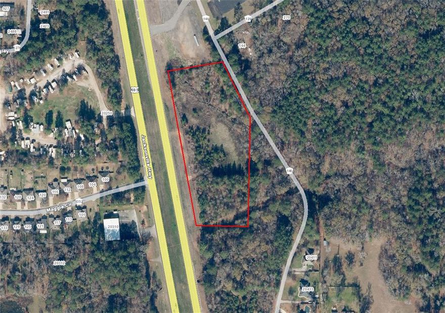 This 5.020-acre parcel of land is located on Hwy 69 S in Tyler, just north of Bullard. Positioned outside city limits, it boasts high visibility, making it ideal for a range of commercial or investment opportunities.
 

Outside of city limits.  
Approximately 740' of Hwy 69 frontage.  
High visibility with traffic counts of 23,128 (2023).