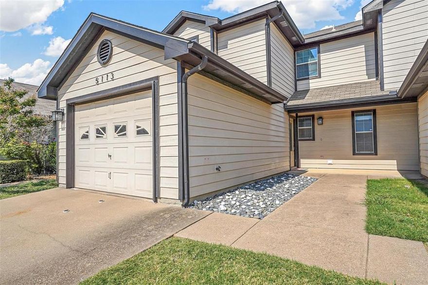 Beautifully updated and move-in ready! This light-filled home features an open floor plan perfect for everyday living and entertaining. Recent upgrades include new flooring (2025), remodeled bathrooms, fresh paint, updated lighting, and a newer HVAC system.

Upstairs, you'll find a spacious primary suite with a walk-in closet and dual sinks, along with a versatile loft ideal for a second living area, home office, or media room. The secondary bedroom is perfect for guests or remote work.

Enjoy plenty of storage, a convenient downstairs half bath and laundry area, an oversized one-car garage, and a private fenced backyard.

Conveniently located near Chisholm Trail Parkway, shopping, and dining, this home offers both comfort and accessibility. A fantastic opportunity in a great Fort Worth location!