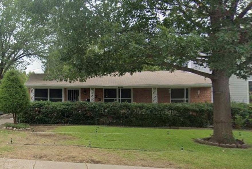 Investors, take note! An exceptional opportunity awaits you in the desirable Love Field area. This property, with 1,276 square feet of living space featuring three bedrooms and two bathrooms, is ready for your creative touch—whether you choose to renovate, update, or build anew. 

The generous 8,624 square foot lot offers tremendous potential for development, positioning this property as an excellent prospect for your next project.

Nestled in a vibrant part of Dallas, you'll be close to all the excitement and amenities the city has to offer.

For more details or to arrange a visit, please reach out. This could be the perfect investment to enhance your portfolio! 

Please note, DO NOT disturb the occupants. The seller will not be making any repairs. All cash offers must include proof of funds, and if the buyer is an LLC, please provide documentation identifying your LLC and the authorized signatory on its behalf.