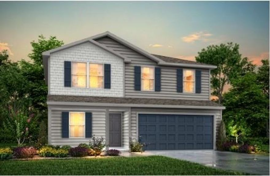 MLS# 21128075 - Built by NHC - May 2026 completion! ~ The Madison Plan from our Liberty Series combines style and functionality in a layout that maximizes space for your family’s needs. This 2-story home features 5 bedrooms, 3 bathrooms, a 2-car garage, and 1,804 square feet of well-designed living space.  As you step inside, you’ll find a main-level bedroom and a full bathroom, offering a convenient option for guests or a home office. Beyond that, the home opens up to a bright and airy living area, where the family room, dining area, and open kitchen with a central island come together seamlessly to create a welcoming space for entertaining and everyday living. Stairs located in the family room lead to the upper level.  Upstairs, the primary suite serves as a private retreat, complete with an en suite bathroom. The upper level also includes three additional bedrooms, another full bathroom, and a conveniently located laundry room to simplify daily tasks.