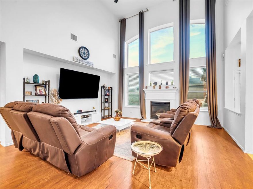 Welcome to this spacious and beautifully maintained two-story home located on a desirable corner lot in the sought-after Summer Creek South community of Fort Worth. Built in 2002, this impressive residence offers 3,442 square feet of living space, featuring 5 bedrooms, 2 full bathrooms, and 1 half bath, ideal for growing families or those who love to entertain.

The home boasts two living areas and two dining spaces, providing flexibility for both everyday living and special gatherings. The inviting main living room features a cozy fireplace, while decorative lighting and ceiling fans enhance comfort throughout. The well-appointed kitchen includes built-in cabinets, a kitchen island, and ample workspace, with the utility room conveniently located nearby.

The primary suite offers a relaxing retreat with a garden tub, dual sinks, built-in cabinets, and a custom walk-in closet system. Secondary bedrooms are generously sized, many with ceiling fans, and additional rooms can easily serve as a home office or flex space.

Step outside to enjoy a covered patio or porch and a large grassy backyard, perfect for outdoor activities. The property also features a sprinkler system, landscaped yard, and a 2-car attached garage. Residents enjoy access to community amenities, including a community pool, with HOA dues covering full use of facilities.

Conveniently located within Crowley ISD and close to schools, shopping, and major roadways, this home offers comfort, space, and community living—all at an excellent value.