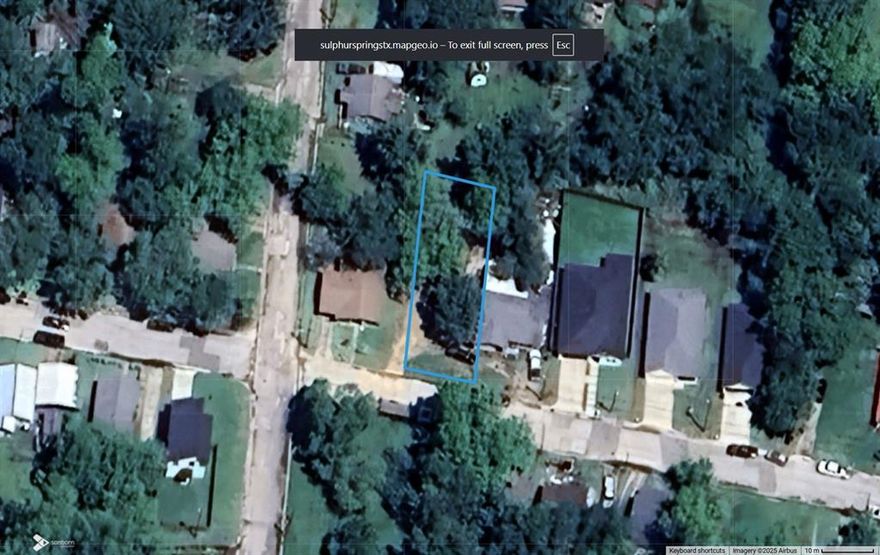 Residential lot available in the heart of Sulphur Springs. Located at 201 Ross Street, this property offers a great opportunity to build your new home in an established neighborhood. Conveniently situated near downtown, schools, and local shopping, this lot provides both accessibility and small-town charm.