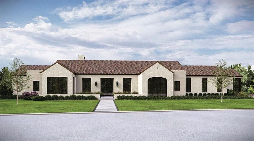 Experience luxury living at its finest in the prestigious, gated, and 24-hour guarded Montrachet neighborhood. This brand-new, custom masterpiece by Olerio Homes sits on a sprawling 1-acre lot, offering a rare blend of sophistication and tranquility.

With 7,239 square feet of meticulously crafted living space, this one-story home boasts exquisite high-end finishes throughout. Upon entry, you are welcomed by a stunning galley foyer, setting the tone for the entire home. The layout features 5 spacious bedrooms, including a lavish master suite with a breathtaking ensuite bath, and dual walk-in closets. Each of the four additional bedrooms enjoys its own private ensuite bath and walk-in closet.

Designed for both relaxation and entertainment, the home includes a game room, mudroom, laundry room, exercise space, a stylish bar, and a grand great room complete with a cozy fireplace. A safe room adds an extra layer of security and peace of mind.
Step out to the expansive veranda with its own fireplace, perfect for evening relaxation.

This Olerio Homes creation offers an unparalleled lifestyle in the serene and secure Montrachet neighborhood.