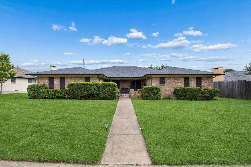 Great investment opportunity with two parcels included: 6239 and 6241 Rowan Way. This duplex offers two spacious units, each with 1,608 square feet, 2 bedrooms, and 2 full baths, including a primary suite with a private bath. Whether you are looking to expand your investment portfolio or live in one unit while renting the other, this property offers flexibility and value. Each unit features an open floor plan with a comfortable living room that includes a fireplace and built-in shelving. The kitchens are equipped with a built-in oven and cooktop, refrigerator, dishwasher, and a dining area just off the kitchen for convenient everyday living. Recent updates include vinyl flooring, solar screens, and upgraded roof shingles, helping make this property move-in ready and easy to maintain. Each unit also includes a 1-car garage, covered patio, and private yard space. Located in a quiet neighborhood near shopping, schools, US-75, and other conveniences, this duplex is a solid opportunity in a great location. Schedule your personal tour today!