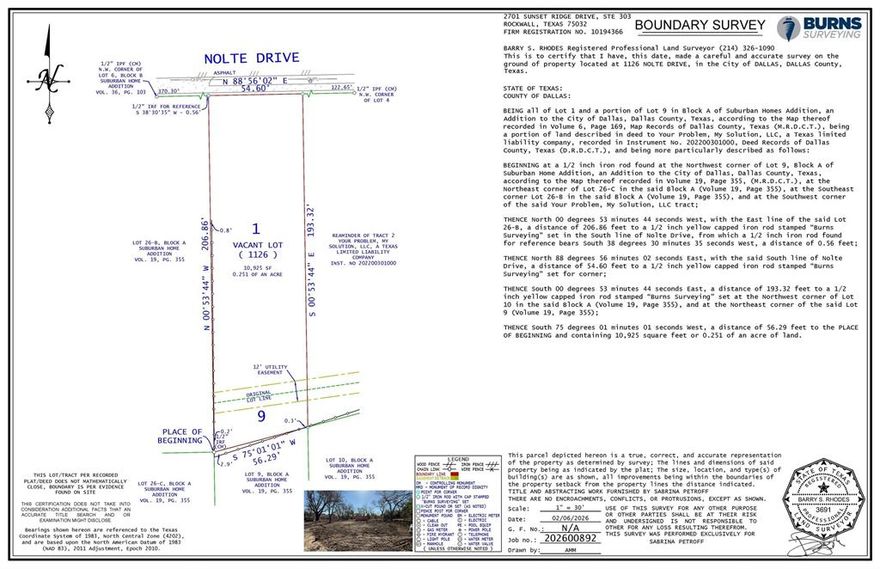 Rare development opportunity: The lot is over 10,000 sq ft, providing generous space and privacy for single-family construction. Property is  on a mature, tree-lined street with beautiful oaks and is within walking distance to shopping, dining, entertainment and eclectic neighborhood attractions. Street is currently under construction; access may be limited at times.  All information herein should be independently verified by buyer.