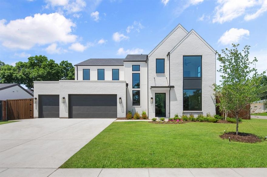 MLS# 21272766 - Built by Homebound - Ready Now! ~ Introducing The Mason - Homebound's latest floor plan in Dallas! Located in the desirable Midway Hollow neighborhood, the Mason wrapped in our new Scandinavian Contemporary design package, offers smart design with a prep kitchen for added convenience, a covered patio for outdoor living, a versatile flex room and 3-car garage.  The open concept kitchen featuring Jenn Air appliances, quartz counter tops and rift-sawn white oak cabinets, opens beautifully to the great room with gas fireplace with cast stone surround and formal dining room with views on the backyard. The spacious primary suite with a soaking tub, three additional bedrooms, and 3.5 baths provide ample space. With an extended garage, everyday entry, and large laundry room, The Mason is perfect for stylish, organized living. The Scandinavian Contemporary elevation blends clean lines, vertical siding, and warm tones for a modern yet cozy design. It’s perfect for those who value light-filled, functional living. Includes 1-2-6 Builder Warranty and 3 year complimentary home automation.