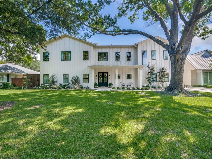 Stunning home recently remodeled in 2021 ideally located in a well established neighborhood near Royal and Preston.  The home was thoughtfully updated throughout with a bright and airy layout, perfect for everyday living - includes an open floor plan with white oak flooring, beautiful lighting and elegant hardware.  A beautiful fireplace is the centerpiece of the living area with custom built-ins and creates the perfect space to relax and unwind.  The amazing outdoor area includes an incredible new, heated pool built in 2022 and a large backyard which is perfect for entertaining. This property is ready for their new family with six spacious bedrooms, large entertaining space upstairs and two laundry rooms.  Bonus features of window treatments from The Shade Store and pre-wiring for Sonos System.  Do not miss the chance to call this fabulous home your own!