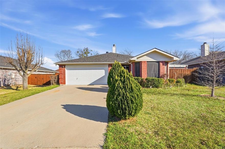 Beautifully Updated 2001 Single-Family Home in Wylie!
Welcome to this charming and well-maintained single-family home built in 2001 and located in sought-after Wylie, TX, within the highly rated Wylie Independent School District, a community known for excellent schools and family-friendly living. 
Step inside to find a bright, open floor plan featuring modern upgrades throughout, including an updated kitchen with stylish finishes and flooring that flows seamlessly from the main living areas into the bedrooms. Recent improvements have brought comfort and peace of mind, with a new roof installed in 2025 and refreshed interior surfaces.
The heart of the home, the kitchen offers both function and style, perfect for everyday meals and entertaining guests. Enjoy the convenience of updated flooring throughout and the indoor-outdoor lifestyle with a covered patio ideal for morning coffee or weekend BBQs.
The generously sized bedrooms provide comfortable retreats, while abundant natural light enhances the inviting atmosphere throughout. Outside, the backyard offers space for outdoor living and play.
Conveniently located close to shopping, dining, parks, and major commuter routes, this home combines comfort, style, and functionality. Don’t miss your opportunity to own in a community that truly has it all!