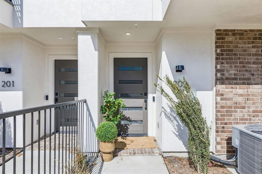 Urban Living Elevated! Easy commute to Downtown, Uptown Dallas or Legacy West in Plano. Walking distance to shopping, dining and entertainment.  Low Maintenance living in an Urban Gated Community. Designer, hand selected modern finishes throughout: real hardwood flooring, SS appliances, quartz countertops and so much more.