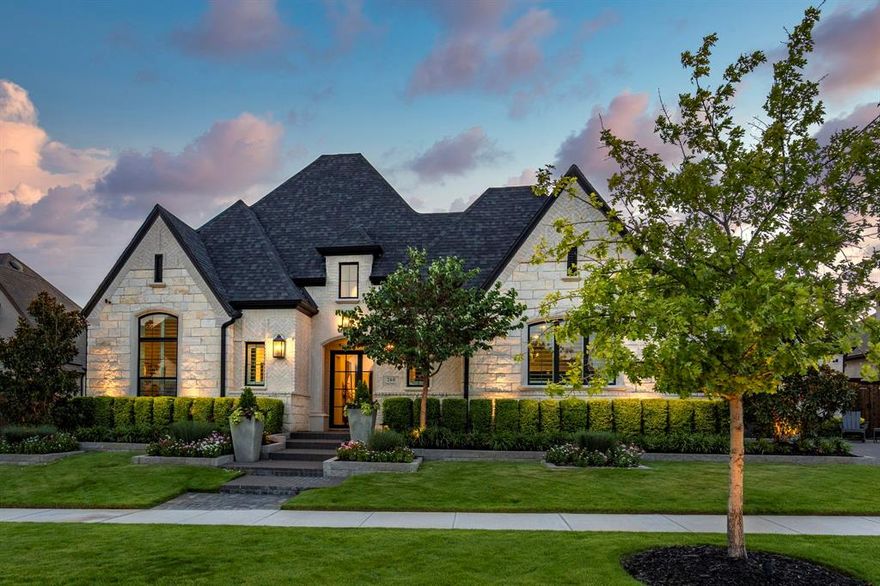 MULTIPLE OFFERS have been received. Offer Deadline is 2:00pm on Monday July 28th.
260 Bunton Branch is simply perfection. This stunning Huntington home in the highly sought-after Windsong neighborhood has it all. Situated in the highly sought after and exclusive Peninsula area, this home boasts elegance and highlights beautiful craftsmanship. This magnificent home features 5 Bedrooms and 5 Full Ensuite Baths, plus two half baths. A downstairs media room perfect for movie nights or watching the big game. A beautifully appointed study with built-in shelves and a vaulted beam ceiling. The gourmet island kitchen is a chef's dream, equipped with upgraded appliances, a built-in refrigerator, and a ton of custom cabinetry. Step into the remarkable family room, highlighted by a Cathedral Style ceiling with wood beams, a charming brick fireplace and offering breathtaking views of your private backyard oasis. The primary bedroom and bath serve as a spa-like retreat, featuring a sitting area and a luxurious bath for relaxation. Downstairs, you will find four bedrooms and 4.1 baths, while upstairs boasts a spacious game room complete with an additional bedroom and bath along with an oversized closet great for storage. The private backyard is an entertainer's dream, featuring a covered patio with an outdoor screen, sparkling pool and spa, fire pit, turfed yard, an outdoor living area complete with a pergola, and extras around the pool like water features and Fire Bowls. This home also features a separate outdoor living space on the front of the home with its own fireplace and oversized garages. All located in the amazing Windsong Ranch Community with the Lagoon, walking trails, amenity centers and acres upon acres of green spaces.