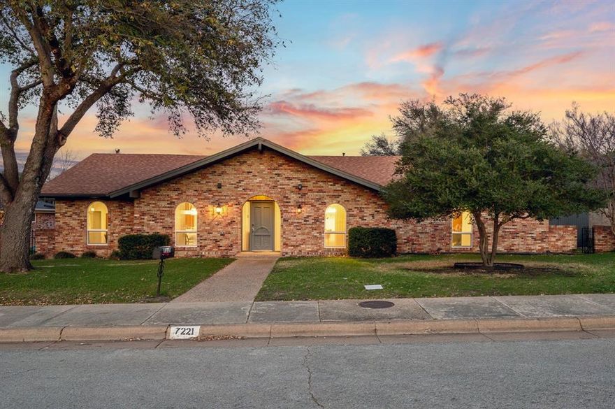 Welcome to the highly desired neighborhood of Prestonwood in the heart of Dallas, TX. Step inside to an abundant of natural light through new Pella windows, inviting you to an open space designed for connection and building lifelong memories. The kitchen becomes the natural gathering place, anchored by abundant cabinetry, thoughtful pullouts, sparkling quartz, a generous island, and a statement sink that invites both quiet mornings and lively evenings with friends and family. The character of the home carries through in its warm textures and beautiful brick elements, while the view from the living room quietly steals your attention as sunlight dances across the pool, creating a sense of calm that is hard to replicate. As you continue outside, the experience continues with a thoughtfully designed backyard featuring elegant carve-stone, a shaded pergola, and a resurfaced pool that becomes the backdrop for everything from relaxed afternoons to game day gatherings, offering a space that easily adapts with a removable child safety gate while still feeling refined and inviting. Beyond the home, the neighborhood itself becomes part of the lifestyle with tree lined sidewalks, a strong sense of community, and close proximity to Arapaho Park and White Rock Creek Trail, along with local favorites throughout Hillcrest Village and everyday conveniences like Trader Joe’s, creating a balance of tranquility and accessibility. This is more than a home, it is where meaningful moments naturally unfold, where pets find their favorite corners in the backyard and foyer, where neighbors become friends, and where the next chapter is waiting to be written.
