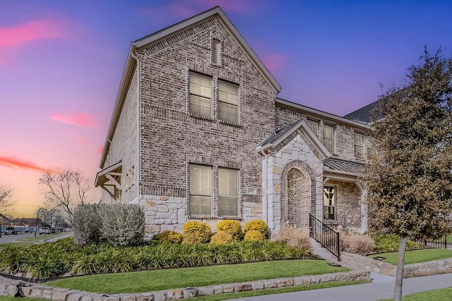 WELCOME TO THIS BEAUTIFULLY WELL-MAINTAINED CORNER-UNIT TOWNHOME OFFERING THE PERFECT BLEND OF COMFORT, STYLE AND LOW-MAINTENANCE LIVING! Enjoy the ease of an HOA that takes care of the yard and exterior, allowing you more time to enjoy everything this exceptional community has to offer. Inside, the abundance of natural light and neutral colors throughout provide a versatile backdrop to complement any design style. The well appointed floor plan includes an open concept living, kitchen and dining area as well as a half bath on the first floor. Upstairs, you will find the spacious primary bedroom with a large en-suite bath and an oversized 21x7 closet, an additional full bath, two secondary bedrooms, laundry room as an added everyday convenience and a loft game room offering flexible space for entertainment, a home office, or relaxation. A rare find with a two-car garage completes the functional layout.
Located in highly sought-after Argyle ISD, this home sits within the prestigious Harvest community, renowned for its resort-style amenities. Residents enjoy multiple fitness centers, pools, playgrounds, clubhouses, ponds, kayaking, basketball courts, community gardens, a charming coffee shop, and year-round community events that create a true neighborhood feel.
Ideally positioned near the rapidly growing Northlake Commons, you’ll have easy access to shopping, dining, and major highways for a smooth commute. This is an exceptional opportunity to enjoy modern townhome living in one of the area’s most desirable master-planned communities! Basic cable and internet are included with HOA!