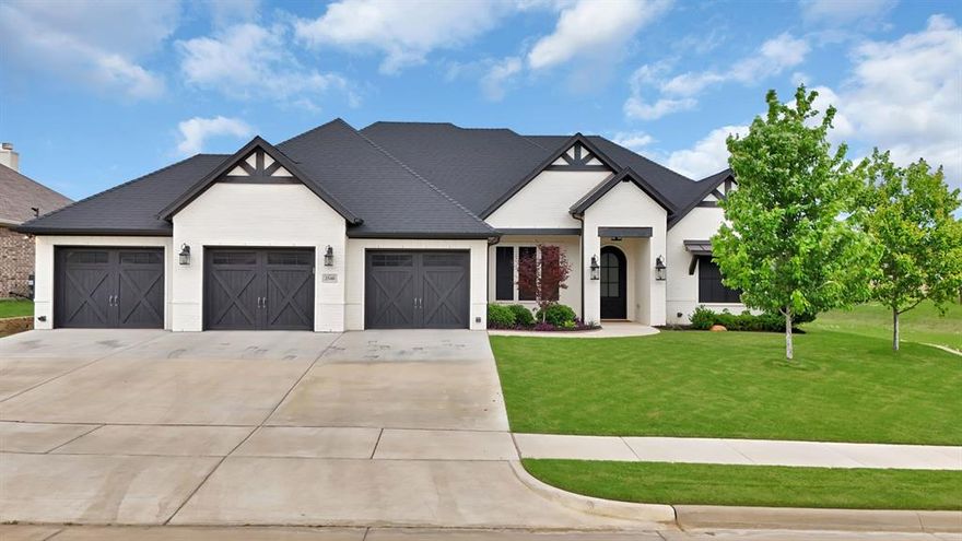 Come experience beach style living right here in Texas, this one hits different! A custom modern farmhouse with a resort style backyard. 3 bedrooms, 3 full baths, and an open layout with updated hardwood flooring that runs through the main living areas and into the primary suite.

Kitchen features custom cabinetry with soft close doors, pots and pans drawers, oversized hood, gas cooktop, granite countertops, and a large walk in pantry. Separate dining room and breakfast nook give you space to host without feeling tight.

Guest bedrooms are well sized with deep, oversized closets. Nearly every room has its own ceiling detail. 8 ft entryways throughout. 3 Car garage is able to fit an oversized truck and features epoxy floors. New roof 2025.

Primary bathroom feels like a spa with travertine, a walk in shower with dual heads, soaking tub, and custom cabinetry. Oversized closet with built in dressers.

Backyard is where this home really hits. Step out to your own laid back escape, saltwater pool, fire bowls glowing at night, raised spa, and a pool house ready for long weekends or late nights. Palm trees, open patio space, and room to kick back or host. It has that easy Florida feel, like you’re on vacation without leaving home. Optional solar shades on the windows help with light.