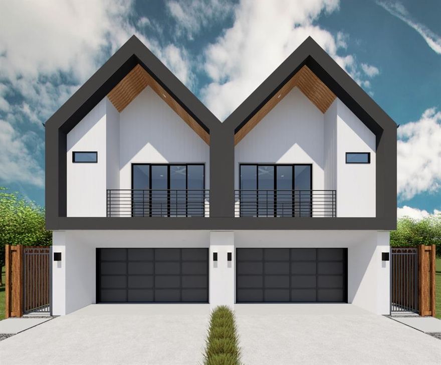 This newly constructed modern duplex by Conrad Homes offers a refined take on contemporary living with superior design, finishes, and an exceptional location. Thoughtfully designed for both everyday comfort and effortless entertaining, the open-concept main level showcases soaring ceilings, expansive natural light, and a chef’s kitchen anchored by an oversized island, stainless steel appliances, and a generous walk-in pantry.

Expansive sliding glass doors connect the living space to a private backyard retreat featuring a large covered patio and outdoor gas fireplace, creating a year-round extension of the home that’s perfect for relaxing evenings or hosting guests. An 8-foot board-on-board fence provides exceptional privacy and security.

Upstairs is complemented by two well-appointed guest bedrooms, each with an en suite bath, and a full-size utility room with built-in cabinetry and a sink. The primary suite is a true retreat, complete with a spa-inspired bath featuring a walk-in shower, soaking tub, and oversized walk-in closet.

Ideally positioned just minutes from premier dining, shopping, and entertainment in the Lower Greenville neighborhood, this home delivers the perfect blend of modern luxury and lock-and-leave convenience.