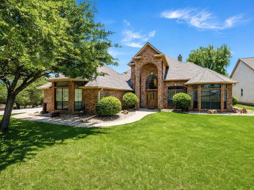 Relaxing River Frontage Retreat on the Brazos! IMPECCABLY maintained home that’s been delicately cared for with the most stunning river lot that includes magnificent trees, AMAZING views and a serene waterfall! One-owner home with spacious kitchen and living, gorgeous hardwoods, high ceilings and windows galore that encapsulate it's panoramic scenery from every room in the home! Outdoor patios and multi-level decking to enjoy it's wonderfully private backyard and waterfront setting! An absolute dream home that’s been kept-up to the highest level! Located in the highly sought-after gated community, Pecan Plantation, with easy access to downtown Granbury, as well as downtown Fort Worth! Pecan Plantation Initiation and Transfer Fees required.