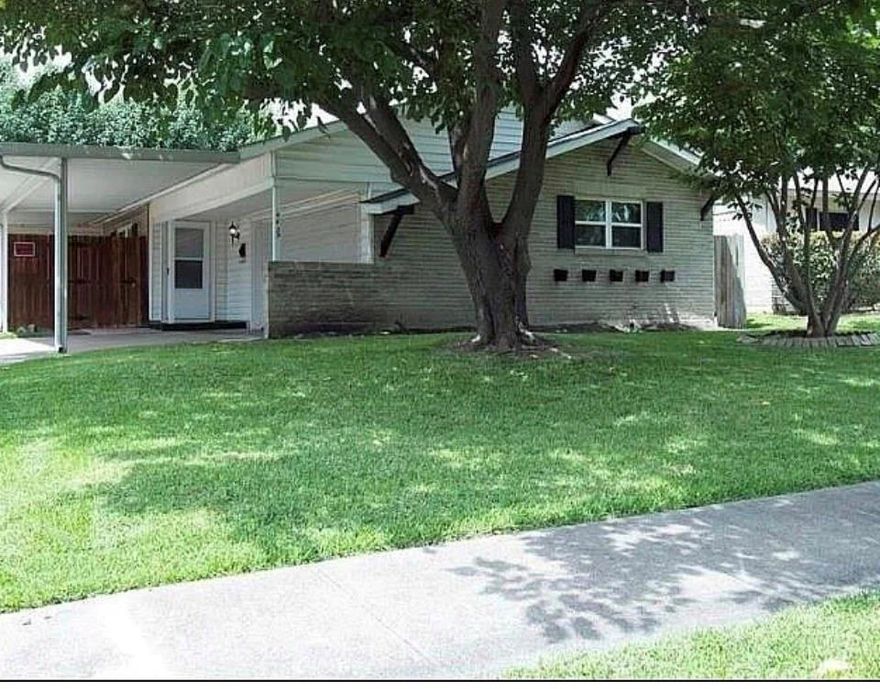 Family-friendly neighborhood with convenient access to major freeways, schools, dining, and shopping, this residence presents a versatile opportunity for families. The interior boasts four bedrooms, a combined living and dining area that seamlessly transitions into a gallery kitchen. The hallway offers ample storage space, and there is a full-sized bathroom with a shower-tub combination. The master bedroom features its own full-sized bathroom and closet. Freshly painted and the backyard showcases two patio spaces, room to run, and an abundance of shade from mature trees. Recent upgrades include a new roof and hot water heater. The exterior is enhanced by a carport, two covered patios, and large mature trees. To schedule a viewing, please contact Brokerbay. Please leave feedback