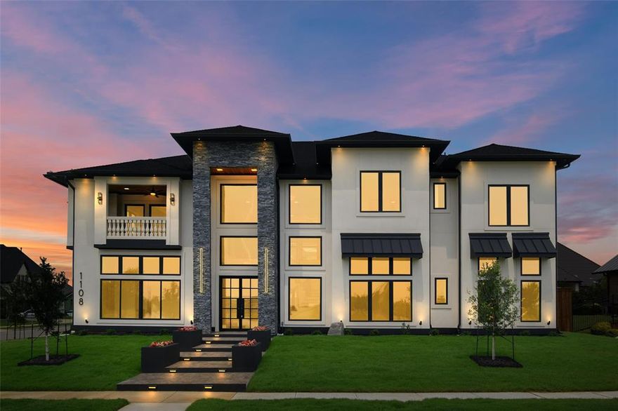 LIVE GRAND IN  BRAND-NEW 6487 SF ! A masterpiece nestled in South Pointe's prestigious gated community. Modern design seamlessly blends with elegance, creating a sophisticated oasis overlooking a breathtaking, unobstructed pond. Unwind on your private balcony, gazing out at the calming water and mesmerizing fountain. Inside, a chef's dream kitchen awaits, featuring two expansive islands that provide ample space for culinary creations and conversation. Imagine hosting unforgettable gatherings by your private paradise – a stunning turquoise water pool with a built-in grill and a fully equipped outdoor kitchen. After a day of entertaining, escape to your state-of-the-art media room upstairs. This beautifully designed haven boasts high-end technology, creating the perfect environment to immerse yourself in movies, games, or your favorite shows. 6487 is more than just a house; it's a luxurious haven meticulously crafted for those who appreciate the finer things in life.