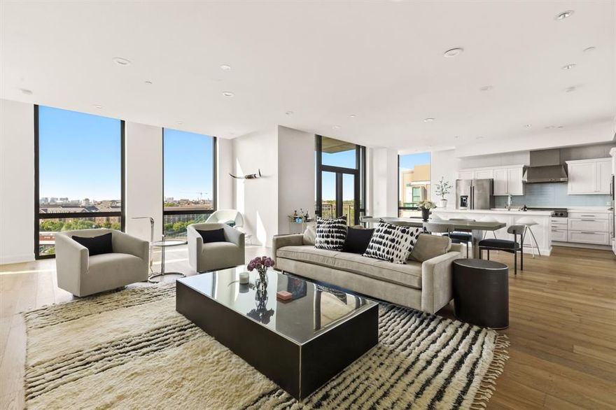 Exclusive boutique high rise steps from SMU and the Park Cities offering hotel level amenities and a lock-and-leave lifestyle. Enjoy stunning views of SMU and University Park from the expansive terrace. The open living area features natural light and clean, modern finishes. The kitchen offers quartz countertops, a large breakfast bar, separate pantry and stainless appliances. This is the perfect floor plan for entertaining and relaxation! The primary suite offers two separate walk-in closets, a spa-like bath featuring double vanities, soaking tub, separate shower and private water closet. Enjoy high-end amenities like concierge, valet, a heated resort style pool with cabanas, large covered patio spaces, fitness center, multiple club rooms and 24-hour security. Two assigned parking spaces in the garage and a storage closet on the same floor as the home. Direct access to the Katy Trail Mockingbird Bridge and hike-bike systems make it easy to take advantage of all that the area has to offer, including Mockingbird Station with its shopping, restaurants, and theater, Greenville Avenue Corridor, SMU, The Bush Library & Museum, the Park Cities and Snider Plaza. A quick trip to the Knox Henderson area, Lower Greenville, North Park Center, White Rock Lake and Downtown Dallas.