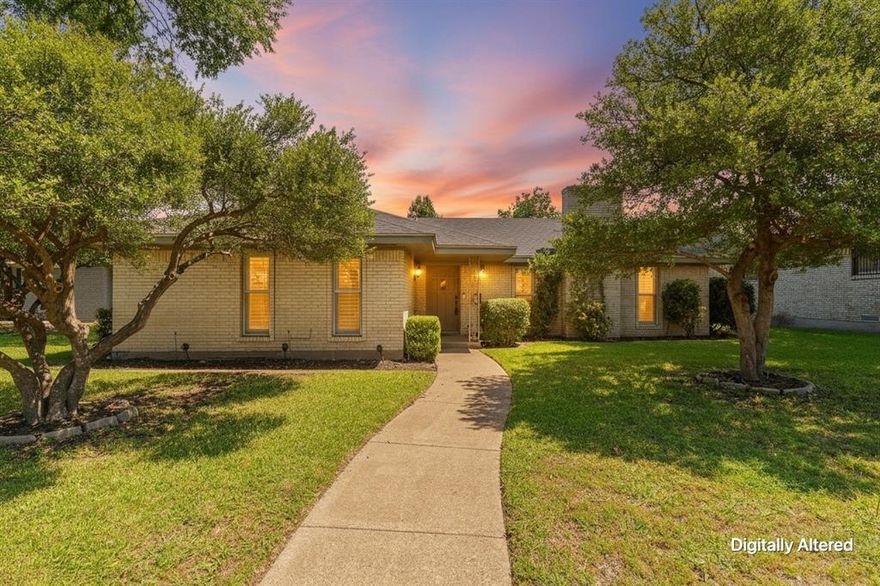 Welcome to 11311 McCree Road in Dallas, where comfort, character, and location come together in one inviting package. This 3-bedroom, 2-bath home offers hardwood floors throughout the main living areas, a classic brick fireplace with gas logs, and a functional layout designed for everyday living.
Recent updates include fresh interior paint, all new carpet, updated bathroom fixtures and vanities, plus recent landscaping improvements with shrub and tree trimming that help the home feel refreshed and move-in ready.
The spacious living area feels warm and welcoming with easy flow into the dining space and galley-style kitchen, which offers smart functionality while still feeling connected to the heart of the home. Natural light and mature trees outside create a cozy atmosphere throughout the property.
The primary suite provides a comfortable retreat with its own private bath, while the secondary bedrooms offer flexibility for guests, a home office, hobbies, or growing households.
Step outside to enjoy a shady backyard with mature trees and plenty of room to relax, entertain, garden, or let pets play. The outdoor space offers the kind of privacy and usability that’s becoming harder to find in Dallas.
Located in an established East Dallas neighborhood near White Rock Lake, shopping, dining, parks, trails, and major commuter routes, this home gives you quick access to everything Dallas has to offer while still feeling tucked away from the hustle and bustle.
If you’ve been searching for a home with warmth, functionality, and a great Dallas location, this one is worth a closer look.