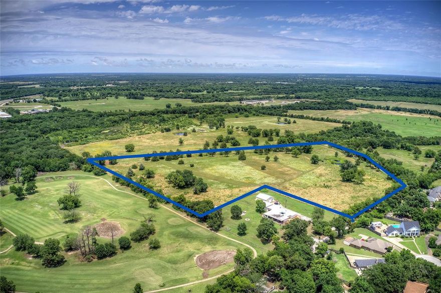 Rarely is there an offering that meets so many of your dreams as this beautiful 12+ acre tract of land overlooking the Wright Park Golf Course in the City of Greenville.  Located on a hill with great views all around, this site is ideal for an estate sized residential homesite or to hold for future residential development.  Located on Long Branch Road off of Business US 69, this property has been in a long-standing agriculture use which could be continued in a holding position.  Utilities are located nearby and available.  The property will be deed restricted for site built residential and no moble, RV or other type of development.