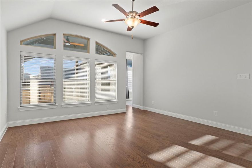 *Available NOW!*  Vacant, clean, and ready for you! This STUNNING one-story home WITH SOLAR PANELS FOR LOW POWER BILLS offers the perfect balance of comfort, style, and efficiency—all just a short stroll from Club Inspiration AND Bush Elementary! From the moment you step inside, you’ll appreciate the bright open-concept floor plan, highlighted by granite countertops, ss appliances, and expansive Living and Dining areas designed for today’s lifestyle. The luxurious Primary Suite is a true escape, featuring elegant bay windows, a spacious walk-in closet, and dual sinks on an L shape countertop. Step outside to the INCREDIBLE Outdoor Living space—an entertainer’s dream! Complete with a built-in grill, bar-height countertops, TV mount, and inviting sitting area, it’s the perfect spot for gathering with friends or simply relaxing under the stars. Practical upgrades like a whole-home WATER SOFTENER and SOLAR PANELS for impressively low utility bills make this home as smart as it is stylish. Enjoy all the amenities Inspiration is famous for: resort-style pools, lakeside trails, parks, playgrounds, pickleball courts, and year-round community events. This lease opportunity combines the best of convenience, luxury, and lifestyle—all in one of Wylie’s most desirable neighborhoods along the shores of Lake Lavon!