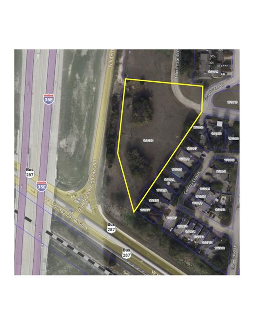 1.9 acre commercial pad site, located along IH-35 northbound. The city of Waxahachie is continuing to experience a healthy growth rate. City government is pro-growth and easy to work with. This property is located within 2 miles of the Waxahachie Civic Center and Baylor Scott & White Hospital. Over 2 million vehicles per year pass this property.