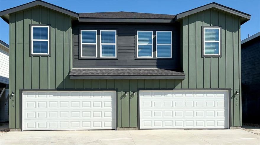 **Promotion, half off first full month's rent with a Dec 15th move in date**

Welcome to this brand-new duplex in the heart of Burleson, featuring a beautifully designed 3-bedroom, 2.5-bath layout. This home boasts a thoughtful floor plan with modern finishes, granite countertops, luxury vinyl plank flooring, and stylish details throughout. Upstairs, you’ll find two spacious bedrooms with plush carpeting and generous closet space. The primary suite offers a large walk-in closet and an ensuite bathroom complete with a double vanity and private water closet.

Set on a spacious lot with plenty of green space, the property provides a peaceful and inviting atmosphere. Residents will enjoy convenient access to nearby shopping, dining, schools, and major employers, along with easy connectivity to Fort Worth and surrounding areas via nearby highways. With its contemporary design and prime location, 3501 E Renfro St delivers comfort, convenience, and exceptional modern living in Burleson.
*$100 water charged to tenant every month
*water held in HOA name