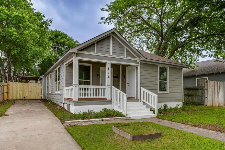 There’s a quiet confidence to this home, shaped by thoughtful updates, original character, and a setting that continues to gain momentum. In a pocket of East Oak Cliff where transformation is already underway, this 1917 home offers something increasingly rare: character, space, and proximity to what’s next. Set in the heart of East Oak Cliff, where new energy is taking shape around Halperin Park, East Dock, and Oak Cliff Assembly, this is a home that feels both grounded and forward-looking.

Inside, natural light moves easily through the space, softening neutral tones and highlighting the contrast of refreshed finishes and original hardwoods. The layout offers a practical rhythm, with living, dining, and three bedrooms arranged with simplicity and flow. Two updated baths introduce clean-lined tilework and modern fixtures that feel current without trying too hard.

The kitchen and utility spaces connect seamlessly to the outdoors, where French doors open to a generous deck. It’s an easy extension of the home for quiet mornings or casual evenings. Beyond, a deep backyard offers room to expand, garden, or simply enjoy a bit of breathing room under mature trees.

With 1,304 square feet, three bedrooms, and two baths, the home balances scale and flexibility. It’s ideal for those looking to settle into a neighborhood on the rise, just minutes from the Dallas Zoo and with convenient access to downtown. A place to live now and grow into what’s next.