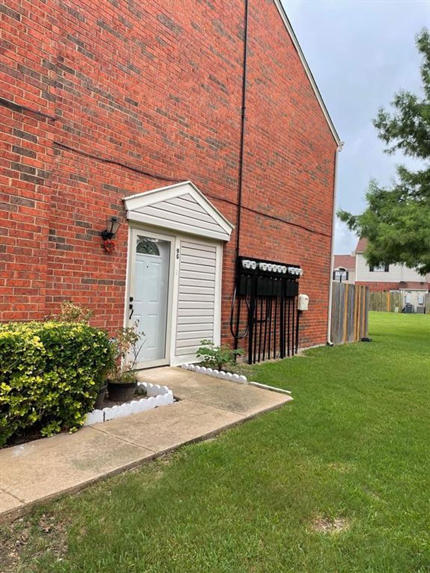 This unit has been stunningly remodeled. It is light, bright and pretty and shows well. In June 2021 there was new flooring, fresh paint, new cabinets, new countertops and new appliances added to update and refresh this condo. Beautiful neutral white and gray color scheme enhances the ambiance of this quaint living space. NOTE that this is a hard to find one bedroom, one bath ground floor unit. The contemporary galley kitchen has a breakfast bar and an open view of the living room and fireplace. Separate utility room accommodates a full-size washer and dryer. Two inch blinds on the windows offer privacy inside the residence. There is a fenced patio with a storage closet. The patio gate opens to a lovely greenbelt area. Two outside parking spaces are in front of the home. The HOA dues are paid by the Landlord and included in the monthly rental amount. HOA provides a fenced community pool and mailbox area. One small dog under 25lbs. No Cats Please! Located in exemplary Coppell ISD. Great location for commuting near major highways & DFW Airport. This enjoyable area has numerous shops and restaurants. Make an appointment to see this marvelous condo today!
