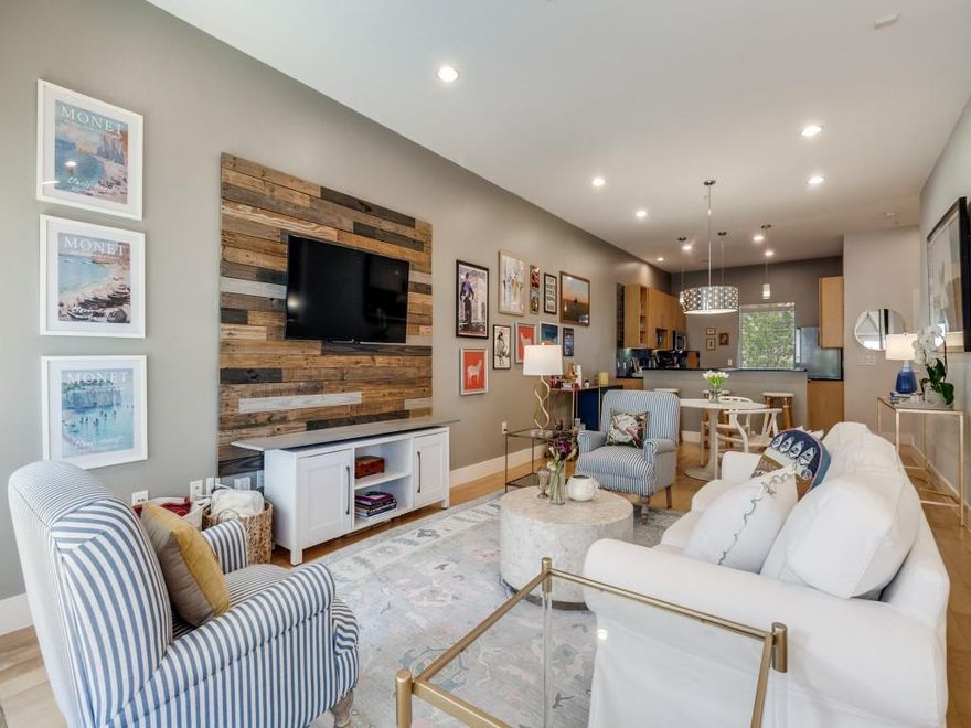 Bright and inviting condo ideally located in the heart of Oak Lawn, one of Dallas’ most sought-after urban neighborhoods. Tucked away on a quiet residential street, this home offers the perfect blend of tranquility and walkable city living. The second-floor living, dining, and kitchen spaces are bathed in natural light, creating an open and airy atmosphere ideal for everyday living and entertaining. The well-appointed kitchen features a breakfast bar, gas cooktop, and generous counter space for home chefs.  The third-floor primary suite includes a custom closet system with stylish barn doors and an updated ensuite bath with a separate shower. A secondary bedroom—currently used as a home office—also offers an updated private bath, providing flexibility for guests or remote work. A versatile third-floor loft serves as an office, reading nook, or creative space and opens to a spacious rooftop deck with sweeping views of Oak Lawn and the Dallas skyline. Enjoy a prime location just minutes from popular restaurants, shopping, and nightlife, with effortless access to Uptown Dallas, Downtown Dallas, UT Southwestern Medical Center, Baylor University Medical Center, and the vibrant Knox-Henderson area. This Oak Lawn condo delivers exceptional location, flexible living spaces, and true lock-and-leave convenience in the heart of Dallas.