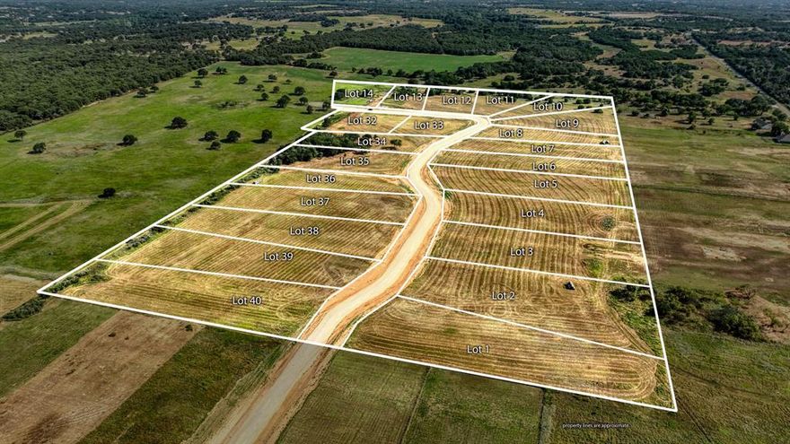 Enjoy open land dotted with beautiful trees, all while benefitting from NO CITY TAXES, NO HOA, and NO WATER BILL! Located just 25 minutes from Weatherford and under an hour from downtown Fort Worth, this rural gem offers both tranquility and convenience.  Animal enthusiasts will love the freedom to bring horses, cattle, chickens, and more. Temporary on-site living and RVs are also permitted. Choose from custom plans with our preferred Zeal Home Builder or opt for semi-custom homes, including Barndominiums! Guest houses and second homes are allowed, making it ideal for multi-generational living. Explore financing options with Veteran Land Board Loans or low-down conventional options. Still deciding on your dream home? You can invest now and build later, with no time limit to build. Parallel Pastures is thoughtfully restricted to protect your investment while providing the freedom to enjoy your own land. Don’t miss out on this opportunity. These rural homesites are ideal for you to own your piece of one of the fastest growing counties in Texas. Don’t wait to buy land, buy land & wait! Txt keyword PASTURE2 to 88000 for Restrictions & current inventory.