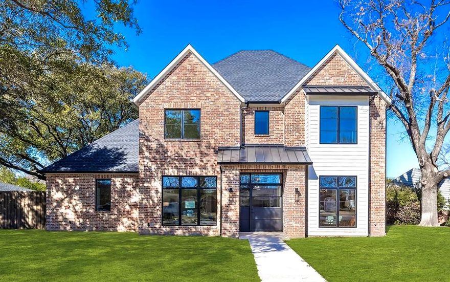 Beautiful new construction 4 bedroom 4.1 bath home located in the desired Midway Hollow neighborhood. The kitchen is a culinary masterpiece, complete with premium features, including a wet bar with beverage fridge and ice maker. It effortlessly transitions into a luxurious den, combining comfort and style. The primary bedroom is on the first floor, featuring a deluxe primary bath designed as a true sanctuary. This spa-like oasis encompasses two oversized walk-in closets, a free standing soaking tub, walk-in shower, dual vanities with exquisite finishes, and tasteful fixtures. Three additional bedrooms and a game room upstairs. The spacious backyard offers room for gatherings, and capacity for a future pool. Conveniently located close to some of Dallas' best shopping and dining, juts minutes from the tollway and Love field.