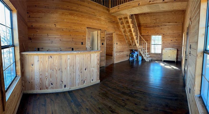 Escape to your own private country retreat with this charming 2-bedroom cabin nestled on 16 fenced acres (two lots combined into one expansive property). Full of rustic character and peaceful surroundings, this property offers the perfect blend of comfort and opportunity.

Inside, you’ll find warm cabin charm and an upstairs bonus room ideal for a game room, additional storage, or future living space. The home is ready for your finishing touches, giving you the opportunity to truly make it your own.

The land is where this property truly shines—perfect for agriculture, livestock, horseback riding, or even building an additional home. With no known restrictions, the possibilities are endless. Create your dream homestead, weekend getaway, or long-term investment in wide-open Texas countryside.

Enjoy quiet mornings with coffee on the porch, breathtaking sunsets, and the freedom to bring your vision to life on 16 beautiful acres.

TWO PARCELS SOLD TOGETHER EQUALLING 16 ACRES AND A CABIN 55919 AND 55918 PLEASE CHECK MLS  21174099