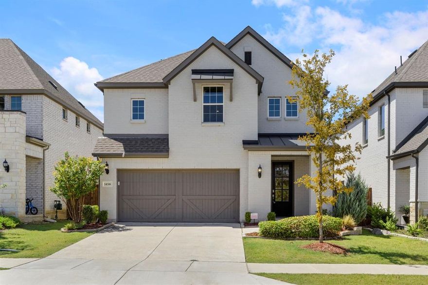 Fully Furnished Former King's Court Model Home available for lease. This 4 bedroom, 3.5 bath, and 2 car garage floorplan is open and bright with lots of natural light! Two-story living room ceilings, and a game room upstairs separating the bedrooms. Primary bedroom is on the first floor, featuring a large walk-in shower, and spacious walk-in closet. Enjoy highly sought after Frisco ISD schools. Available for a 6 months lease at $4,500.