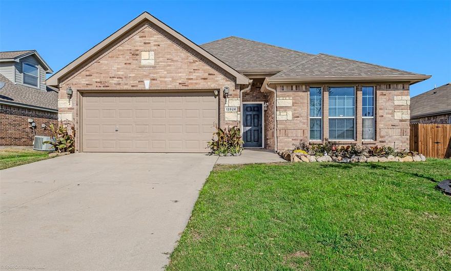 **Holidays Approaching!** PRICE IMPROVEMENT**
Welcome to this move-in-ready gem in the Shale Creek community, conveniently located just minutes from Northwest ISD schools with easy access to Hwy 114 and Hwy 35. This single-story home features arched entryways, 8-foot ceilings, fresh paint, new carpet, new appliances, upgraded ceiling fans, and lighting. Its inviting open-concept layout is perfect for today’s lifestyle and family living. Step inside this cozy 4-bedroom, 2-bathroom home, which includes a primary suite with engineered wood floors, a walk-in closet, and an ensuite bathroom that features a soaking tub, a separate shower, and dual sinks. The oversized family room is ideal for gatherings, overlooking the breakfast nook and kitchen, and provides views of the large backyard, perfect for everyday living and entertaining. The front three bedrooms offer abundant space for a family or can be utilized as a flexible home office or gym. These rooms feature new carpet flooring, new ceiling fans, and an updated second bathroom with a tub and shower combination. The common areas feature tile flooring for easy maintenance, while the wide hallways enhance the home's airy feel. Enjoy outdoor living on the spacious wooden deck, complete with a fire pit—perfect for family gatherings, roasting marshmallows, or relaxing under the stars. This beautiful home also offers access to a community clubhouse, pool, gym, playgrounds, and a catch-and-release pond.
The location is ideal, just minutes away from Tanger Mall, the Alliance Corridor, shopping, restaurants, family activities, DFW Airport, and downtown Fort Worth. Coming soon is the Sports Center in Roanoke, set to open in 2026. This property combines convenience, comfort, and charm—making it a perfect fit for first-time buyers, families, or anyone seeking an easy Texas lifestyle.