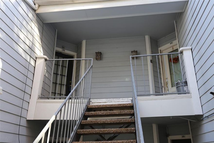 This move in ready condo is now for sale! This 2nd floor condo has two bedrooms, with one bedroom being upstairs and has the open loft concept.  One full bath and one half bath with wood burning fireplace.  Stackable washer and dryer in unit.  One covered reserved parking spot. Easy access to restaurants in Las Colinas, shopping, and DFW Airport.  Easy to show.  Cash or Conventional mortgage only.  Roof replaced by HOA in 2025.