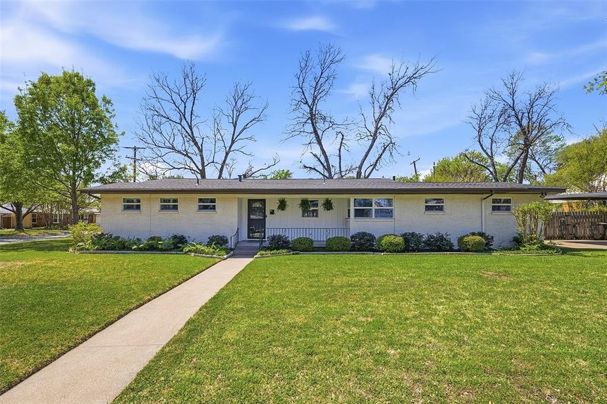 Best value in Westcliff! Darling ranch home on large corner lot. Recent upgrades include new windows, kitchen appliances, HVAC, and fresh interior paint - this home is move-in ready. Spacious front and back yards, covered carport, and detached shed for extra storage or a workshop.
Two blocks from Foster and Overton Parks with easy access to Trinity Trails. Great entry point in an established, desirable neighborhood.

Investors: Located in the highly desirable TCU aka “Frog Country” rental market 2.2 miles from campus with consistent demand from students, faculty, staff and professionals. 
Incentives: 1% towards purchase if financed through preferred lender; 1% credit toward closing costs; options for a permanent rate.
This home combines location, condition, and long-term appeal — a good find in an established Fort Worth neighborhood.