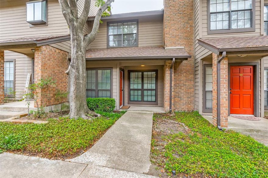 Amazing condo in a private community! Tucked away in a private enclave in Lake Highlands, this pristine condo has it all. 2 bedrooms, 1.5 baths, nice-sized living area and a great kitchen! The cozy living area has a decorative fireplace and tons of natural light. The kitchen has wood cabinets, neutral counters and great space for cooking and entertaining. The upstairs primary bedroom has a large walk-in closet and ample space. The outdoor patio provides privacy and a great place to relax and unwind. This condo is well kept, clean and move-in ready. The best on the market! Make it yours today!