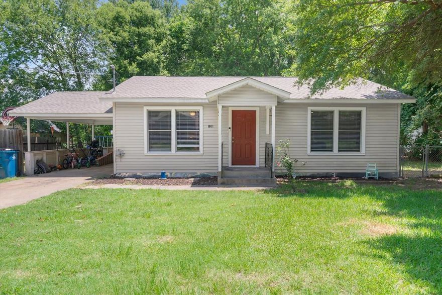 Perfect for first-time buyers or savvy investors, this charming 3-bedroom, 1.5-bath home offers comfort, convenience, and value. Enjoy large bedrooms, a spacious kitchen, and an inviting living room; all designed with everyday functionality in mind. The separate laundry room adds extra ease to your routine, while the generous backyard is ready for weekend BBQs, pets, or play. A covered carport offers parking for one, and the low-maintenance size makes it an ideal starter or rental property. Don’t miss this opportunity to own a well-laid-out home with big potential!