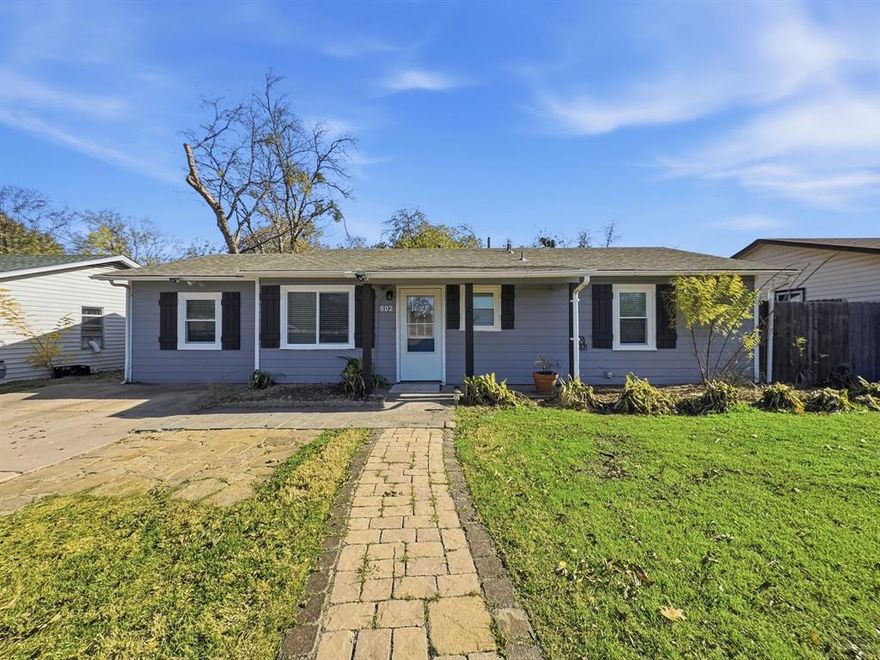 Welcome to 602 North Ector in the heart of Euless. This inviting property offers a functional layout with comfortable living spaces.  Conveniently located near major highways, shopping, dining, and schools, this home provides easy access to both Dallas and Fort Worth. The property features a welcoming exterior, ample natural light, and a backyard with a large covered patio that's perfect for entertaining.  The home has been updated with new carpet and paint!  Don’t miss your chance to make this Euless gem your own!