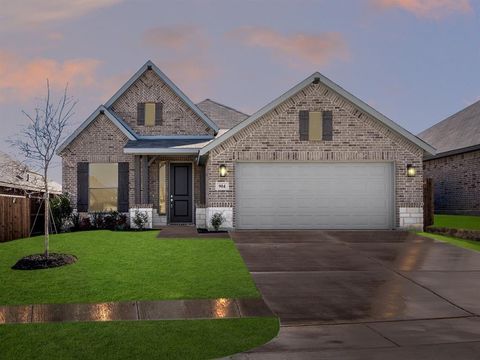 A home in Cleburne