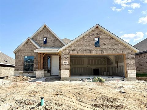 A home in Cleburne