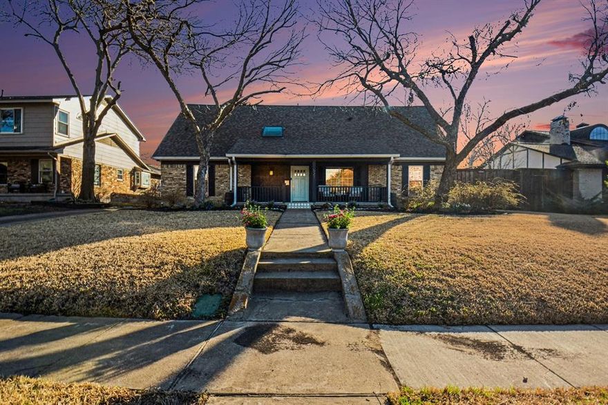 This stunning, recently remodeled 4-bedroom, 3-bathroom home at 627 Opal Lane, in Richardson, offers modern luxury and thoughtful updates throughout its spacious 2,632 sq ft layout. Ideally situated in the desirable Heights Park neighborhood, this two-story residence is just steps away from Heights Park and the Heights Recreation Center, providing easy access to green spaces, recreational facilities, fitness amenities, and community activities. Step inside to discover beautiful hardwood floors that flow seamlessly through the main living areas. The home features all-new cabinetry upstairs and downstairs, including the kitchen, bathrooms, custom bookcase, and elegant living room built-ins, creating a cohesive, contemporary feel. The kitchen features beautiful leathered quartzite countertops, a double farmhouse sink, an under-sink water filter, and a stylish faucet, making it perfect for everyday convenience and entertaining.  All bedrooms feature custom closets for maximized storage and organization. The large upstairs game room can easily be converted into a 5th bedroom. A striking custom staircase, the warm, neutral paint tones, and the designer wallpapers add architectural interest and sophistication. Outside, enjoy the new deck in the backyard—ideal for outdoor gatherings or relaxing—and the updated front porch with a new porch cover and railing for welcoming curb appeal.  Significant mechanical upgrades provide peace of mind: all ductwork has been replaced and relocated from beneath the house to interior walls and the attic to improve efficiency, and the downstairs HVAC unit was installed in 2025. The roof and gutters were replaced in 2021, adding lasting protection.  This turnkey gem combines timeless charm with high-end modern renovations in a prime location—don't miss the opportunity to make it yours!