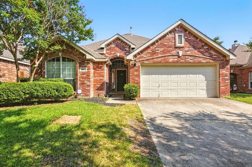 Welcome home to this beautiful property located in the coveted Hulen Heights subdivision! This freshly painted house features 3 bedrooms, 2 bathrooms, and 2 dining areas with an open layout and a large living room with a gas log fireplace. The kitchen boasts plenty of natural light, abundant cabinet space, stainless steel appliances, a gas stove, and quartz countertops—perfect for enjoying home-cooked meals and gatherings with friends. The primary bedroom is situated in a separate wing of the house, split from the other bedrooms. The primary bathroom includes a jetted garden tub, a separate shower, a double vanity, and a large walk-in closet. You’ll fall in love with the enclosed sunroom, an additional space to relax and enjoy the outdoors. With easy access to the Chisholm Trail Parkway, shopping, restaurants, the Clearfork area, and downtown Fort Worth, this location is ideal! The neighborhood is well-maintained with tree-lined streets and offers an Olympic-sized pool, a kiddie pool, playgrounds, an amenity center, parks, and walking trails. Come make an offer before someone else does!
